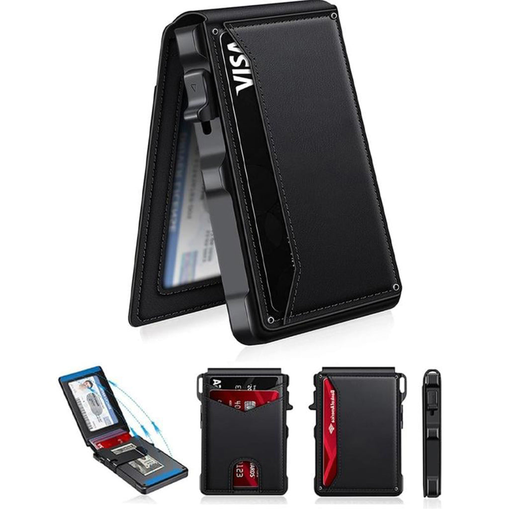 🏆Trusted by Over 50,000+ UsersWorldwide💼🔒 Men’s RFID Blocking Minimalist Wallet🎁