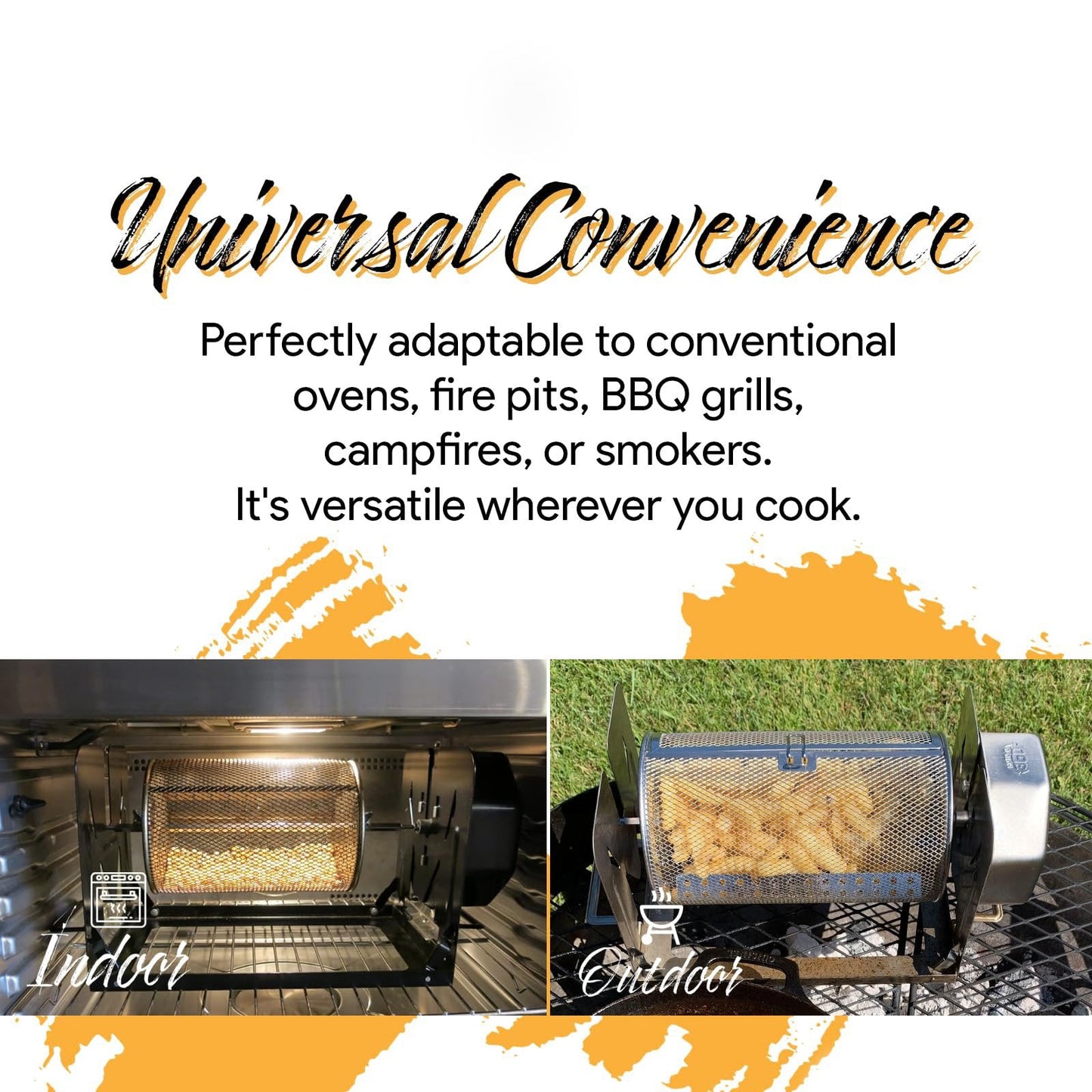✨ Warehouse Clearance🏆 10,000 Sold This month🎁Ultimate Rotisserie Grilling Bundle | Versatile, Eco-Friendly Outdoor & Kitchen Cooking