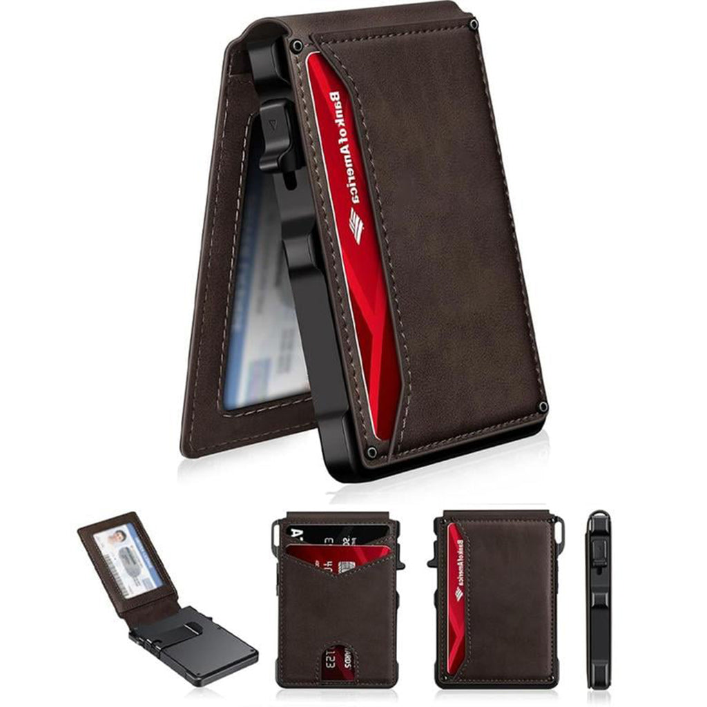 🏆Trusted by Over 50,000+ UsersWorldwide💼🔒 Men’s RFID Blocking Minimalist Wallet🎁