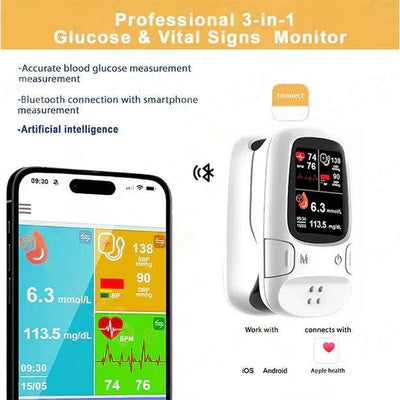 🎁- TIWORLD™ Non-Invasive Blood Glucose Monitor – 5 Seconds 99% Accuracy （Mayo Clinic Recommended）